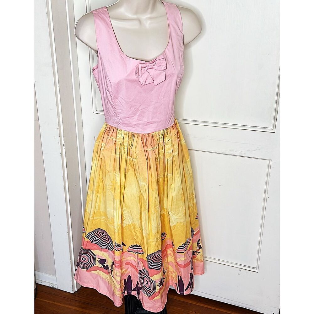 Dancing Days By Banned Beach Surfer Retro Dress Pin Up Nwt Medium